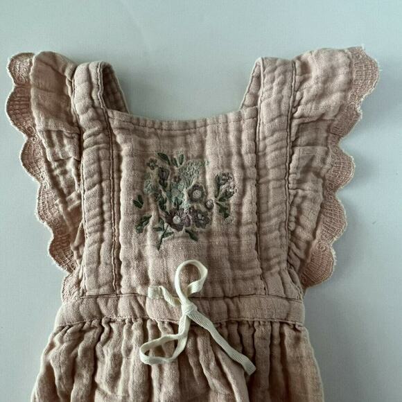 Jamie Kay Embroidered Muslin Playsuit Romper - Picture 4 of 10
